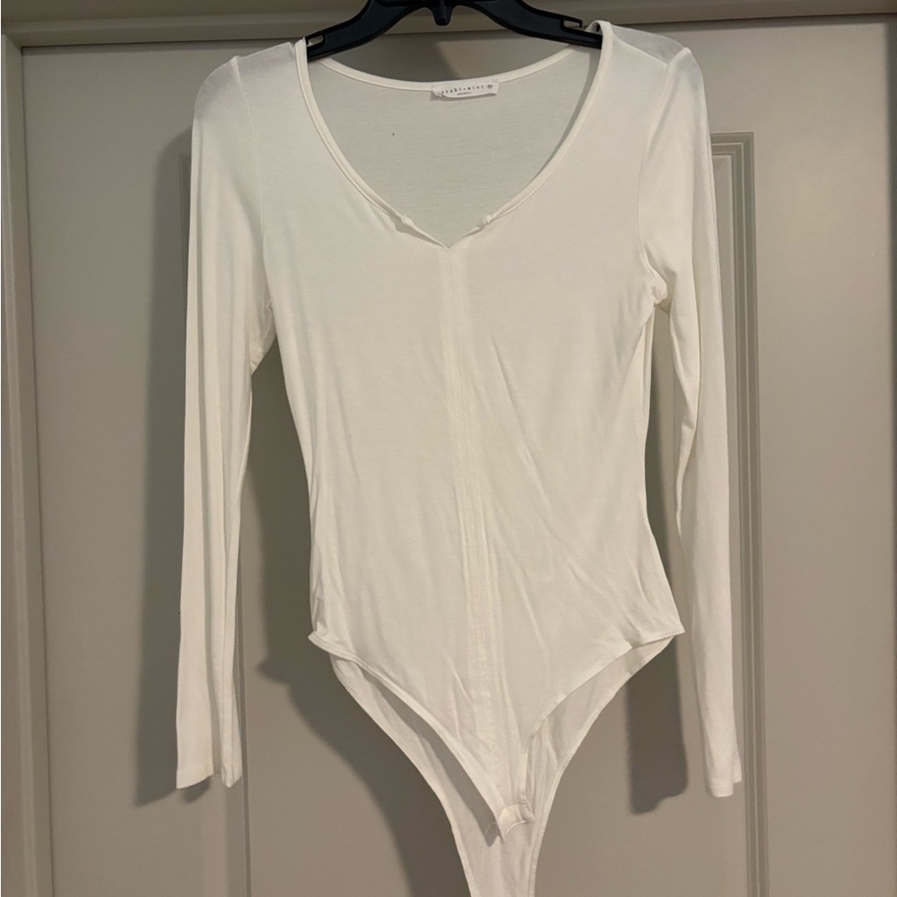 Wilfred Cream Long Sleeve Bodysuit